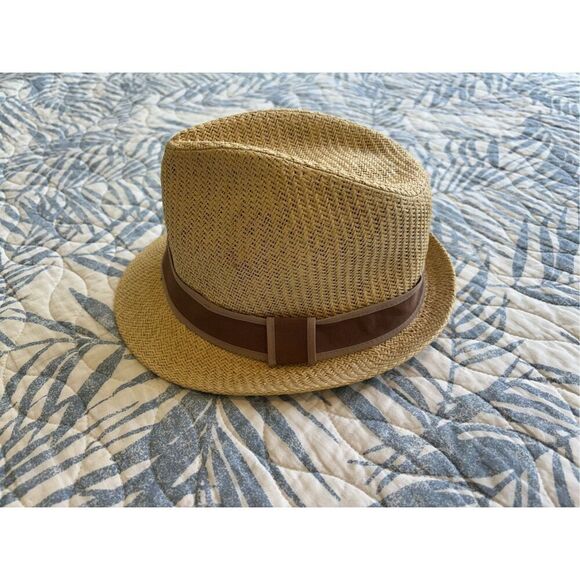 Goorin Bros paper straw fedora hat, sm/med nearly new - Picture 1 of 7